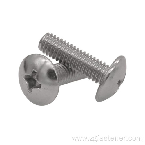 Best-Selling Stock Fastener Stainless Steel Cross Recessed Pan Head Screw